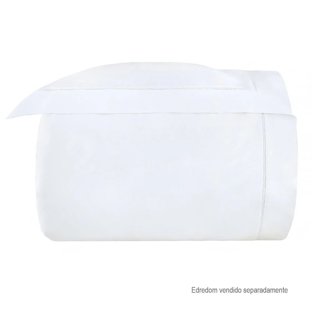 Capa p/ Duvet S. King Buddemeyer Luxus Tokyo, 1000 fios 100% Algodão Egípcio, fio Penteado c/ renda.