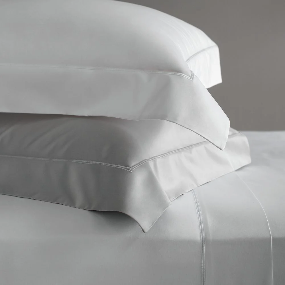 Fronha 1000 Fios Buddemeyer Luxus Modena 100% Algodão Penteado 50x70cm Prata