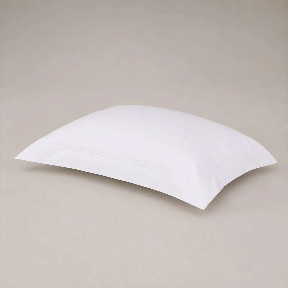 Fronha 50x70cm 600 Fios Buddemeyer Luxus Dallas II 100% Algodão Penteado Branco