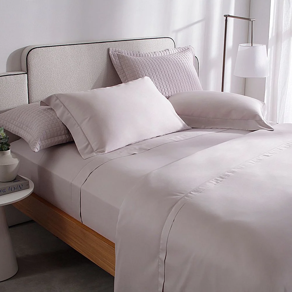 Jogo de Cama Casal Cetim 300 Fios Buddemeyer Bud Vision New Colors II 100% Algodão Penteado Bege 4 peças