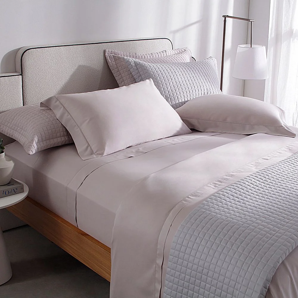 Jogo de Cama Casal Cetim 300 Fios Buddemeyer Bud Vision New Colors II 100% Algodão Penteado Bege 4 peças