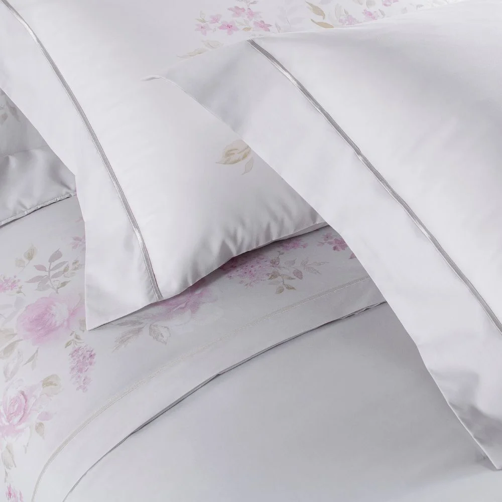 Jogo de Cama Queen Gran Percalle 200 Fios Buddemeyer Dolce 100% Algodão Estampado 4 peças