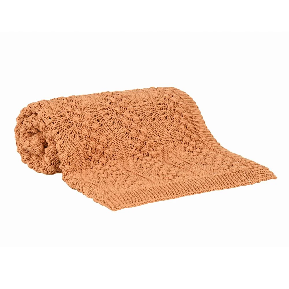 Manta Tricot Veneto Buddemeyer Luxus 130x170cm Coral