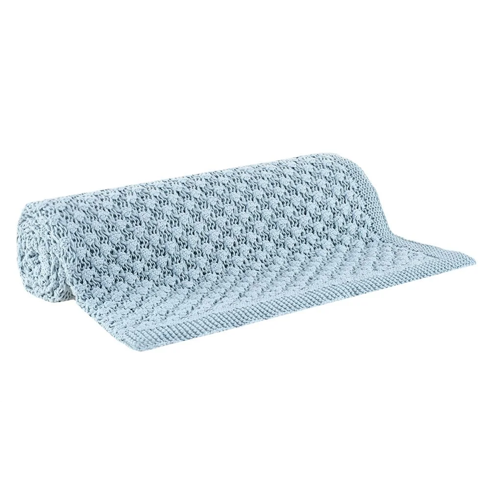 Manta Tricot Zoe Buddemeyer 125x150cm Azul
