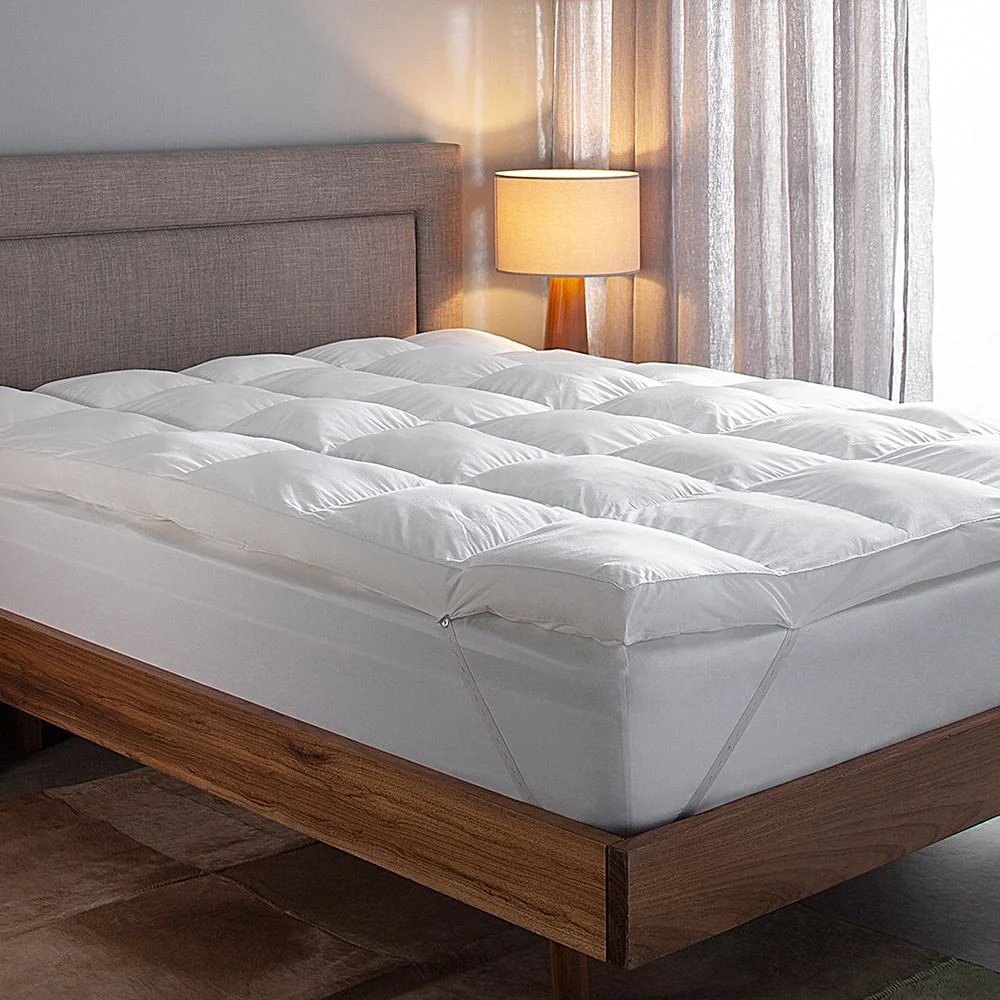 Pillow Top Queen Buddemeyer Vision Fill Gold 100% Algodão- Enchimento 100% Poliéster Branco