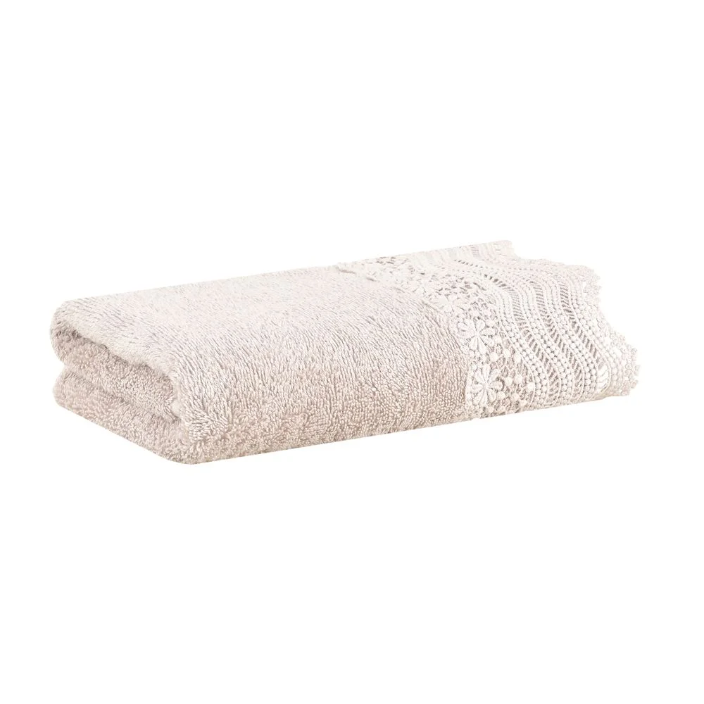 Toalha Rosto Buddemeyer Luxus Margot com renda